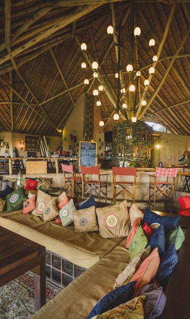 lounge bij Kilima Camp in Kenia