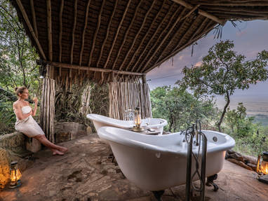 luxe bij Kilima Camp in Kenia
