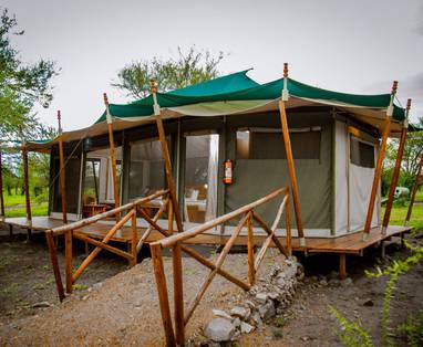 tent bij Embalakai Camp in Tanzania