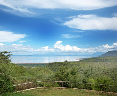 uitzicht bij Escarpment Luxury Lodge in Tanzania