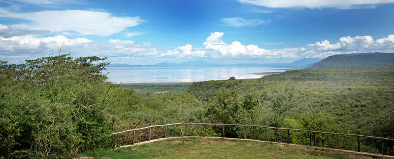 uitzicht bij Escarpment Luxury Lodge in Tanzania