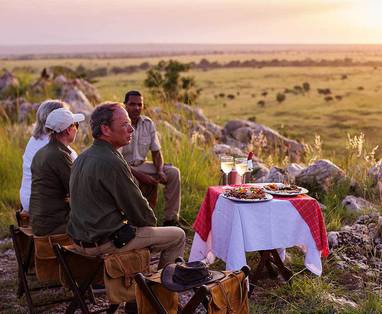 Dineren midden in de natuur van Tarangire National Park bij Elewana Treetops