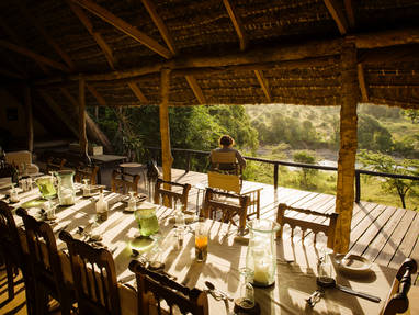 hoofdtent met uitzicht bij Serian 'The original' in Kenia