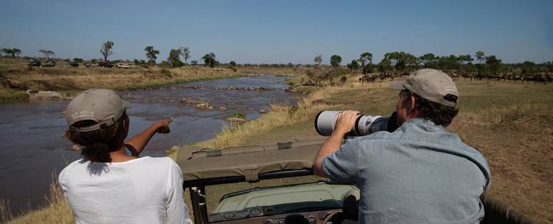 zoogdieren migratie bij Serian's Nkorombo in Kenia