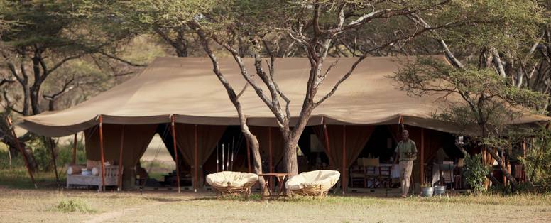 hoofdtent bij Serian's Serengeti in Tanzania