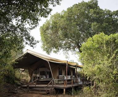 tent bij Serian 'The original' in Kenia