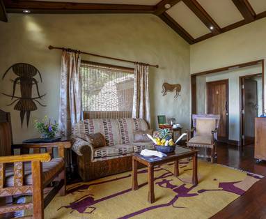 lounge bij ngorongoro serena lodge