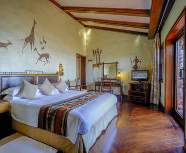 suite kamer bij ngorongoro serena lodge