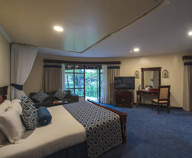 kamer bij lake naivasha sopa resort in kenia