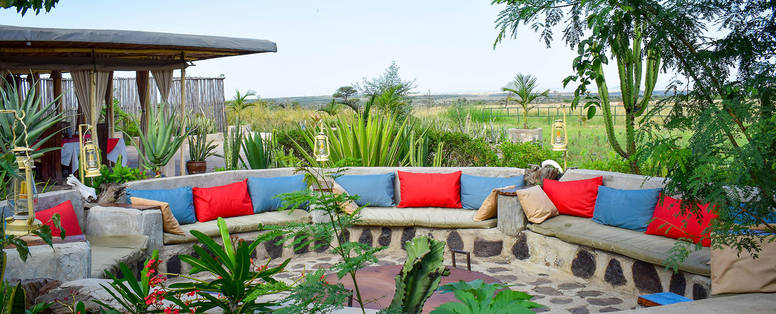 lounge bij Zebra Plains Mara Camp in Kenia