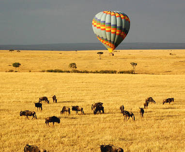 ballonvlucht bij Zebra Plains Mara Camp in Kenia