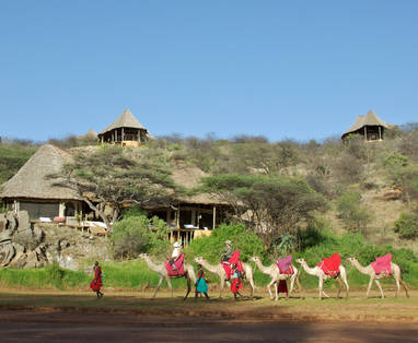 lodge bij Sasaab in Kenia