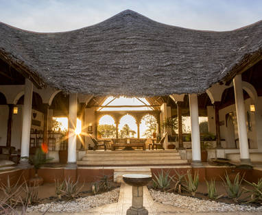lounge bij Sasaab in Kenia