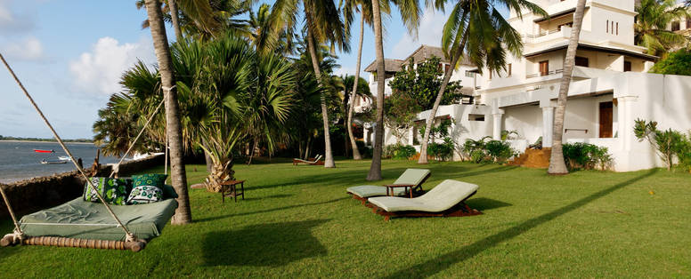 Mooi aangelegde tuinen bij Peponi hotel in kenia