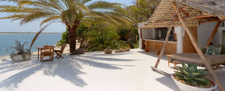 bar bij Peponi hotel in kenia