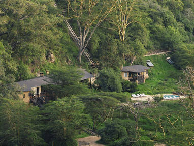 Luchtfoto van The Emakoko in Kenia