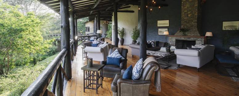 Lounge bij The Emakoko in Kenia