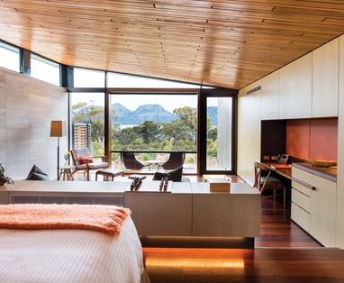 Luxury Suite uitzicht bij Saffire Freycinet in Australië