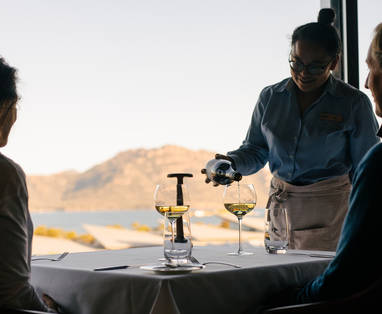 Restaurant Palate bij Saffire Freycinet in Australië