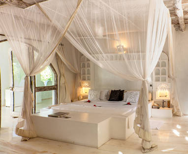 master suites bij Msambweni Beach House in Kenia