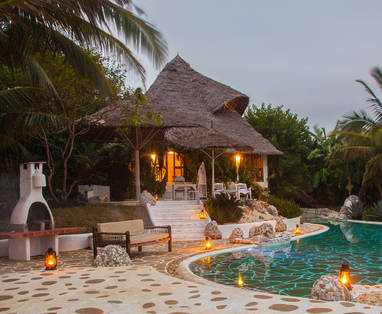 prive villa bij Msambweni Beach House in Kenia