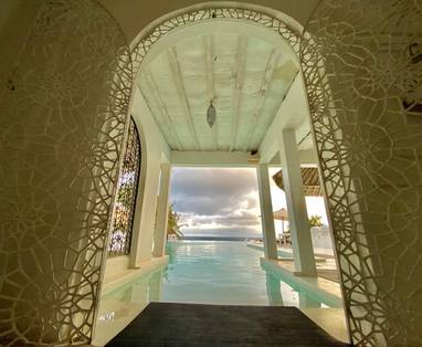 Architectuur bij Msambweni Beach House in Kenia