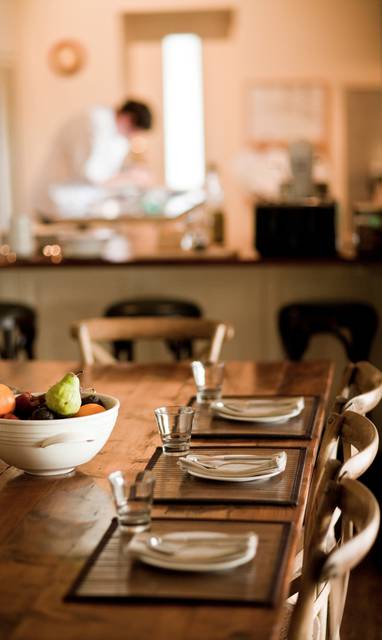 Ontbijtzaal bij Arkaba in Australië