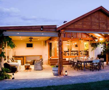 Gemeenschappelijke buitenruimte bij Arkaba Homestead in Australië
