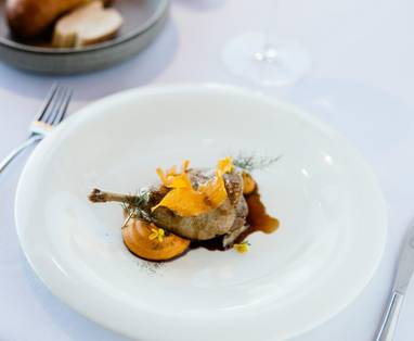 Culinair gerecht van Palate bij Saffire Freycinet in Australië