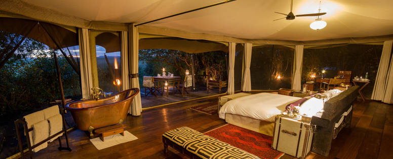 suite inrichting 2 bij Mara Plains Camp in Kenia