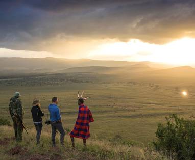 wandelsafari bij sirikoi lodge in kenia