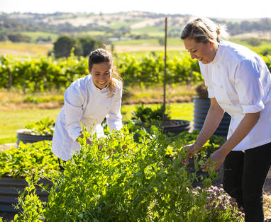 Keukentuin van Appellation bij The Louise in Australië