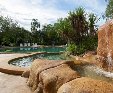 Zwembad bij Cooinda Lodge in Australië