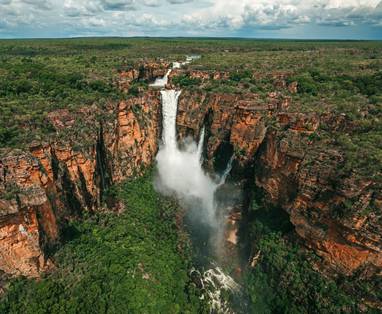JimJim Falls nabij Cooinda Lodge in Australië