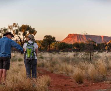 Wandelen omgeving Kings Canyon Resort in Australië