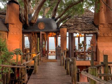 Verblijf van Ngorongoro crater lodge in Tanzania