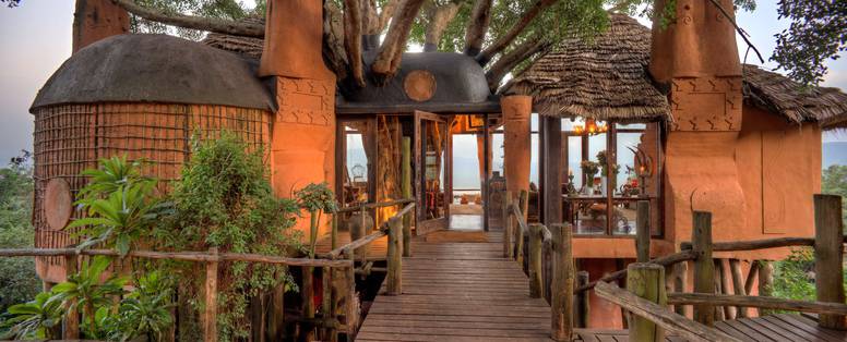 Verblijf van Ngorongoro crater lodge in Tanzania