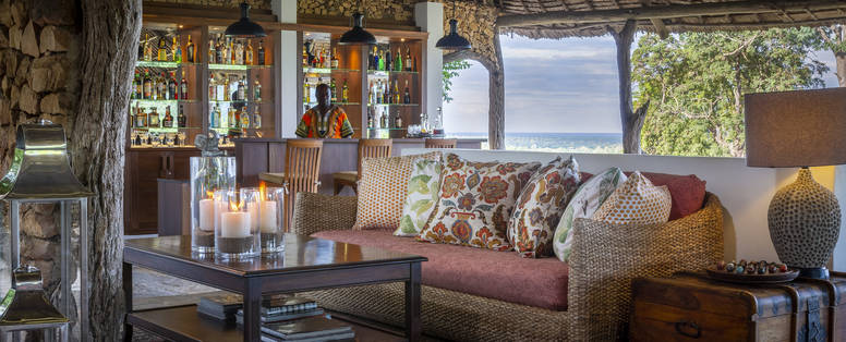 Bar en lounge in Beho Beho in Tanzania