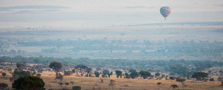 Ballonvaart bij Migrational Camp in Tanzania