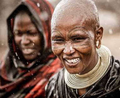 Datoga tribe bij Migrational Camp in Tanzania