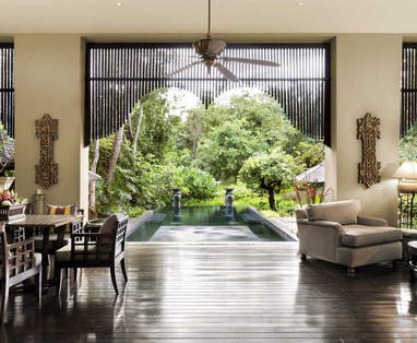 Villa met zwembad bij het Four Seasons Chiang Mai Resort