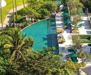 Zwembad bij Banyan Tree op Koh Samui in Thailand