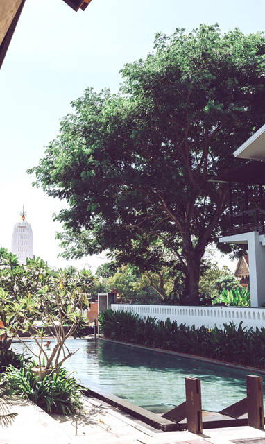 Zwembad IuDia on the River in Ayuthaya, Thailand