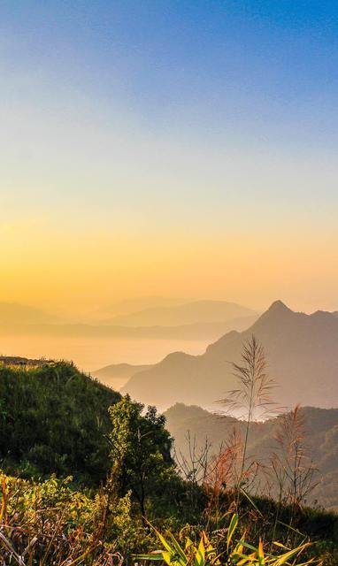 Bergachtige omgeving nabij Chiang Rai