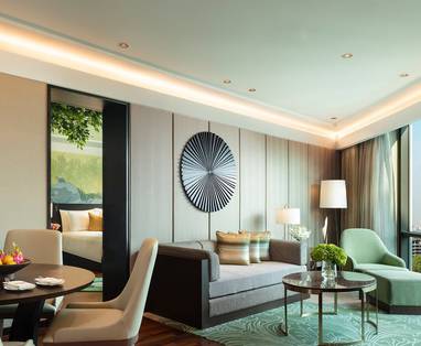 Familie suites bij Siam Kempinski Hotel in Bangkok, Thialand