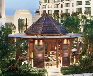 Rotunda bar bij Siam Kempinski Hotel in Bangkok, Thialand