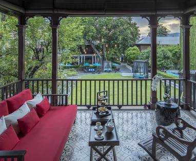 Terras William Bain Suite  137 Pillars House in Chiang Mai