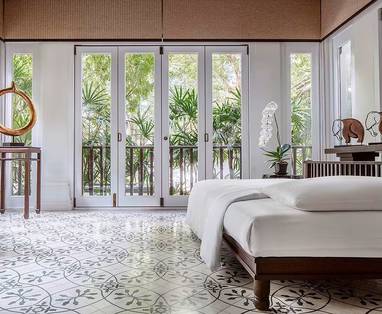 David Fleming Macfie suite slaapkamer in 137 Pillars House in Chiang Mai