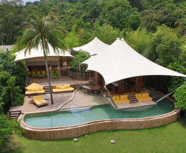 1 kamer beach villa bij Soneva Kiri op Koh Kood