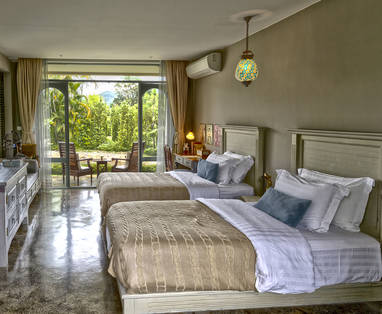 Deluxe kamer Reverie Siam in Pai, Thailand